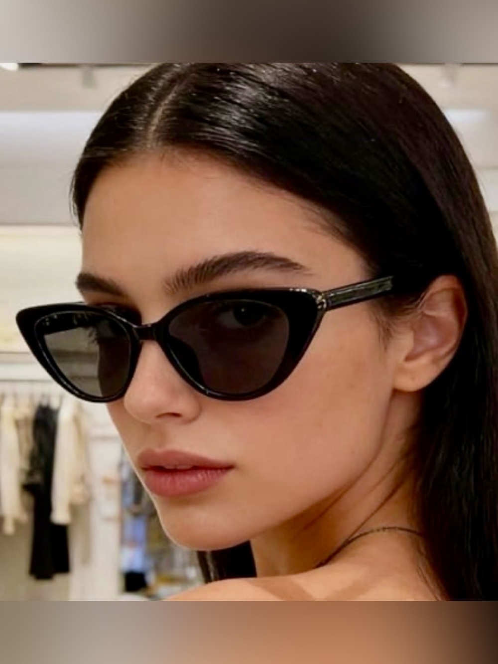 H&M Black Cat-Eye Women's Sunglasses